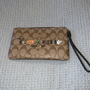 Coach Halloween wristlet